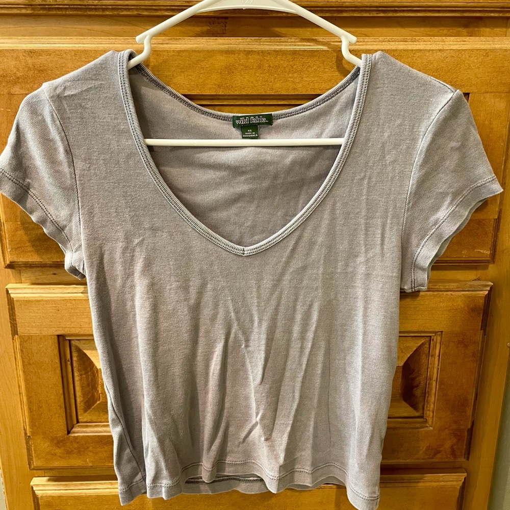 V-neck Target Wild Fable crop top